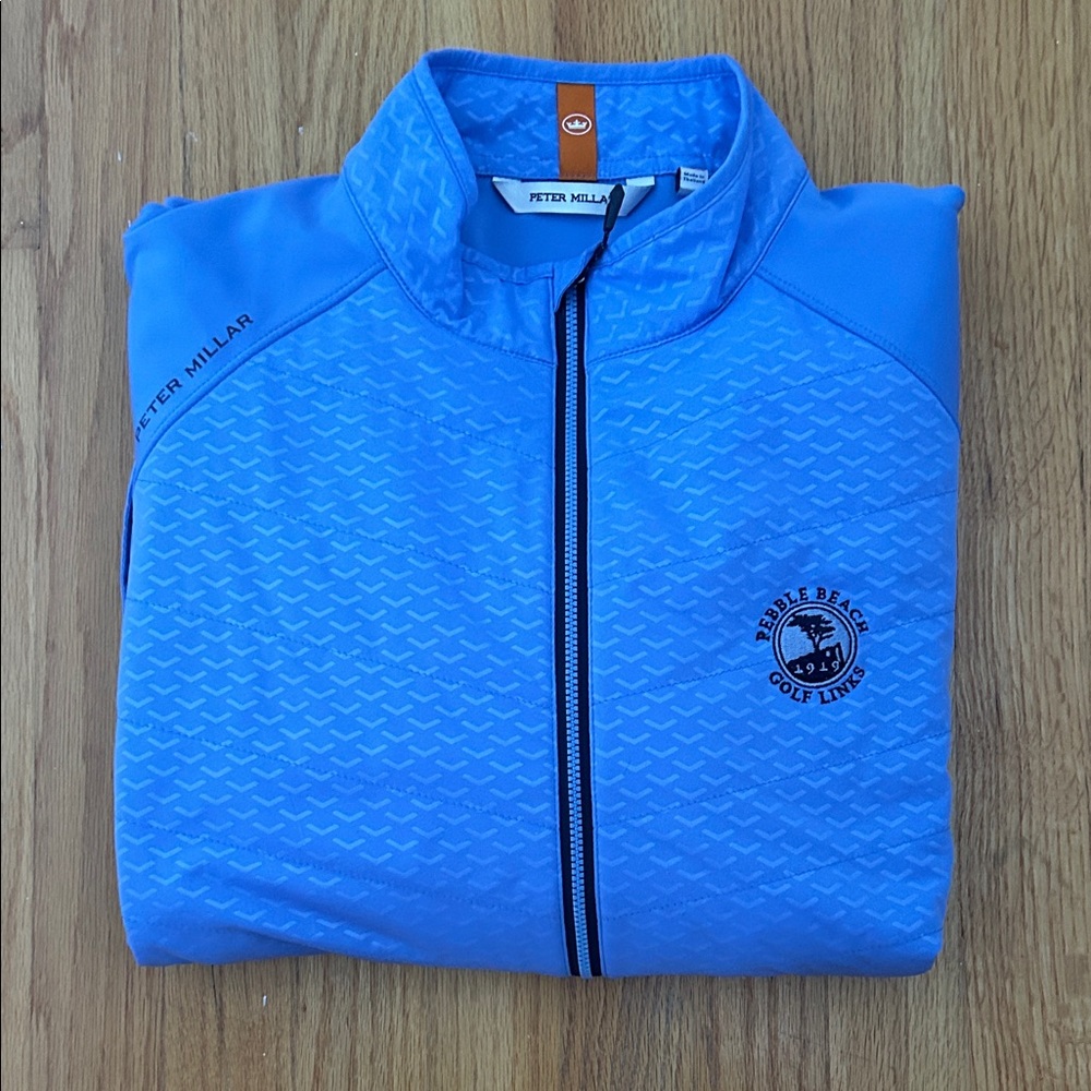 Peter Millar Light Blue Golf Jacket